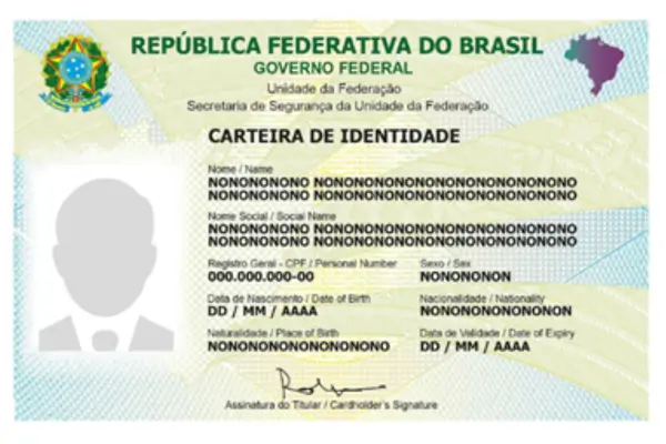 nova carteira de identidade