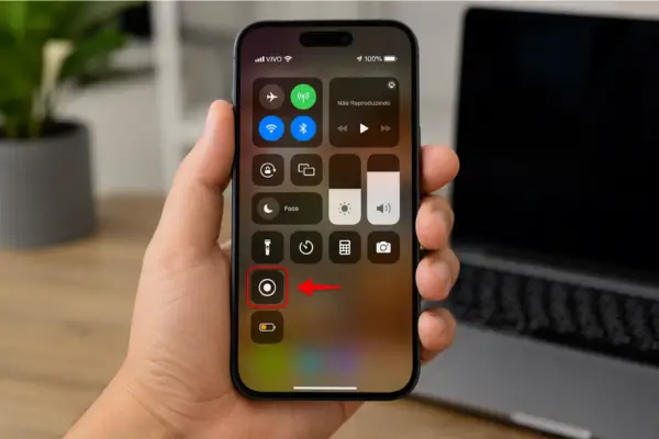 Como gravar a tela do iPhone