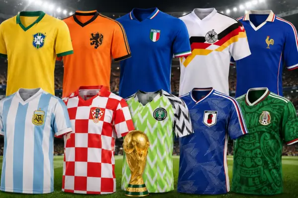 Os Uniformes Mais Bonitos da História da Copa do Mundo