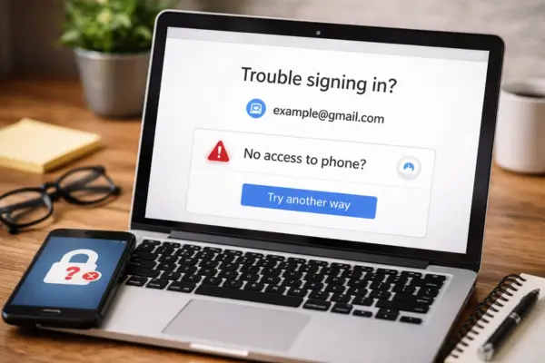 Recuperar a Senha do E-mail